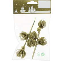 Paquet avec branches décoratives pour décorations de Noël