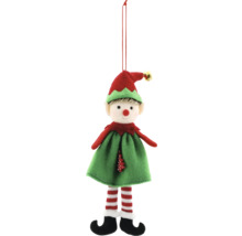 Décoration de sapin de Noël Elfe à suspendre