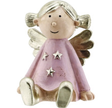 Figurine d''ange avec des étoiles sur la robe comme décoration