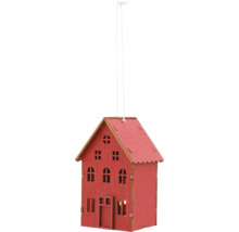Dekorative hängende Vogelhaus-Laterne in Hausform