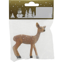 Figurine décorative cerf dans un sac en plastique