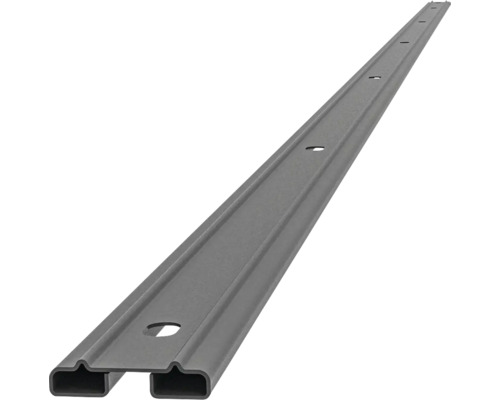 Profilleiste Multi 223 cm anthrazit Metall Befestigungsschiene mit Löchern