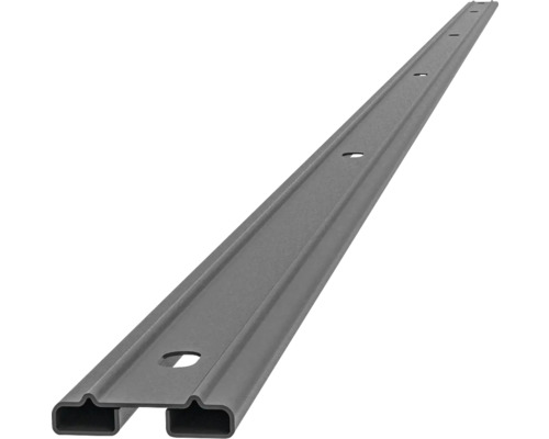 Profilleiste Multi 183 cm anthrazit Graue Montageschiene mit Löchern