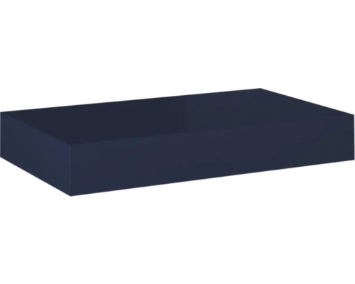 Plan de toilette Jungborn marbre compact 80.6x12x46 cm navi bleu mat Récipient rectangulaire