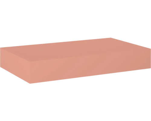 Jungborn Kompaktmarmor-Waschtischplatte 80.6x12x46 cm terra pink matt