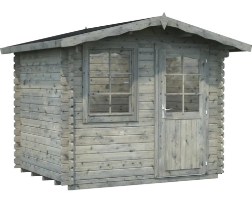 Abri de jardin en bois avec fenêtre et porte