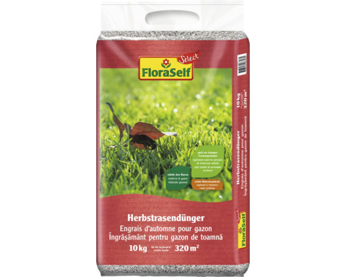 Herbstrasendünger FloraSelf Select 10 kg / 320 m² FloraSelf Herbstrasendünger, 10 kg, für 320 Quadratmeter Rasenfläche