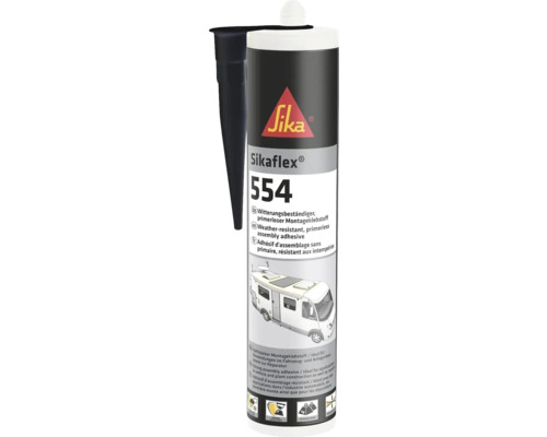 Sikaflex 554 colle de montage blanc 300 ml