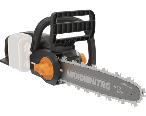 Tronçonneuse sans fil WORX Nitro 20V 30cm WG350E.9, moteur brushless, sans batterie ni chargeur double