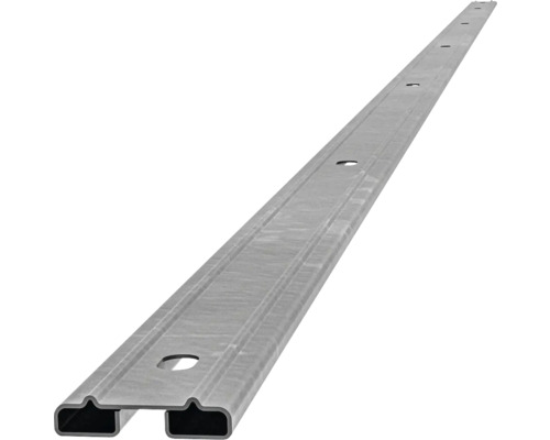 Barre profilée baguette de recouvrement Multi 223 cm, galvanisée Rail métallique avec trous