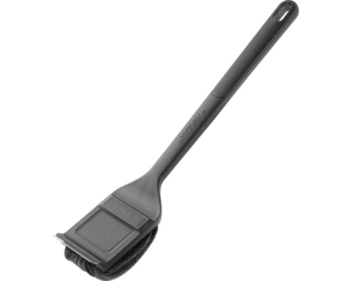 Brosse pour barbecue avec grattoir et éponge