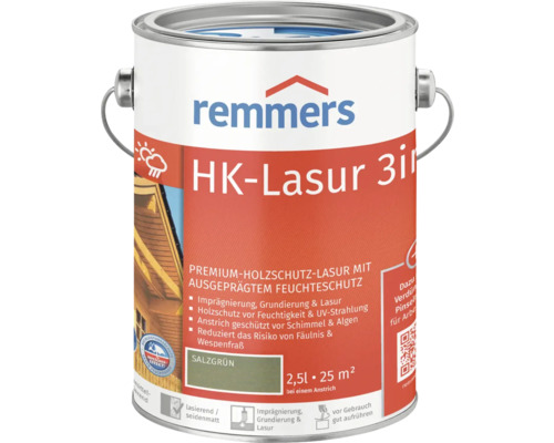 Lasure HK Remmers vert gris 2.5 l