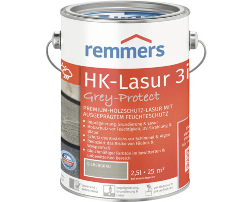 Remmers HK-Lasur silbergrau 2.5 l