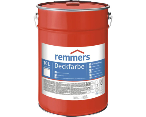 Peinture couvrante pour bois Remmers blanc RAL 9016 10 l