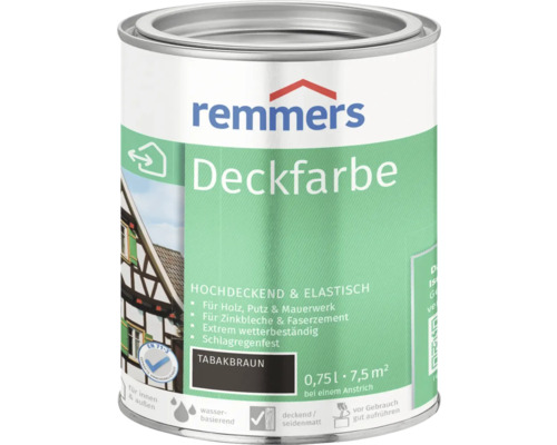 Remmers Deckfarbe Tabakbraun für innen und außen