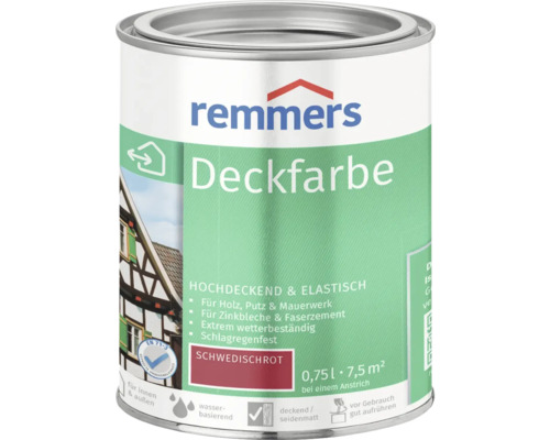 Peinture couvrante Remmers dans un pot de peinture pour l''intérieur et l''extérieur