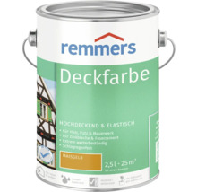 Peinture couvrante Remmers en pot métallique de 2,5 litres pour bois, crépi et maçonnerie