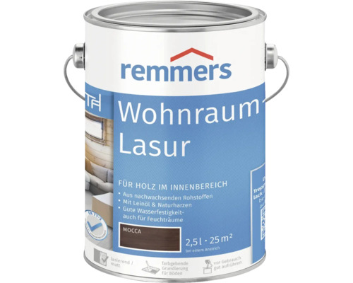Remmers Wohnraum Lasur Holzlasur für Innenräume im Metalleimer