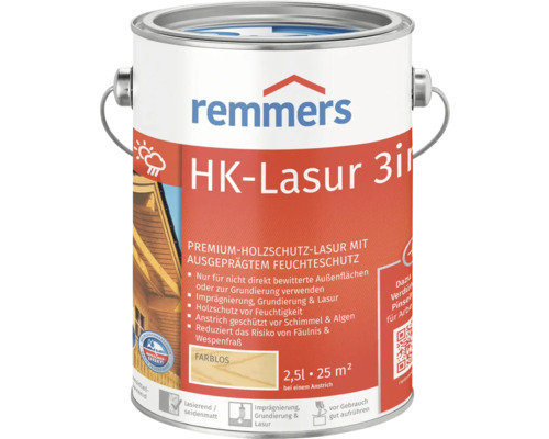 Lasure HK Remmers incolore 2.5 l