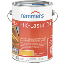 Lasure de protection du bois Remmers HK-Lasur 3en1 en seau de 2,5 litres