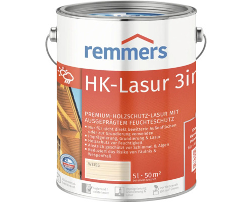 Remmers HK-Lasur weiss 5 l