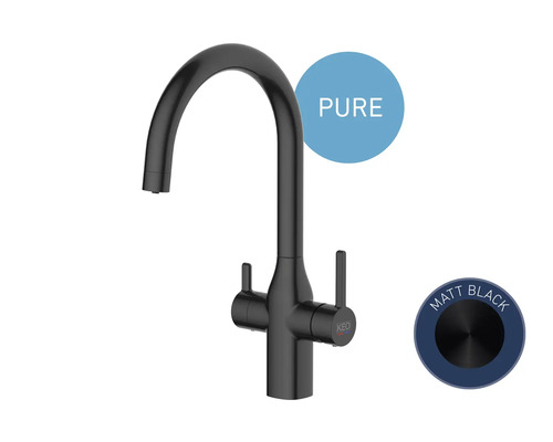 Robinet KEO Pure en noir mat