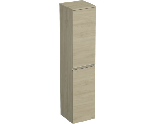 Hochschrank Jungborn TRENTA links BxHxT 35x161.8x35 cm kendal eiche natur - Griff silber