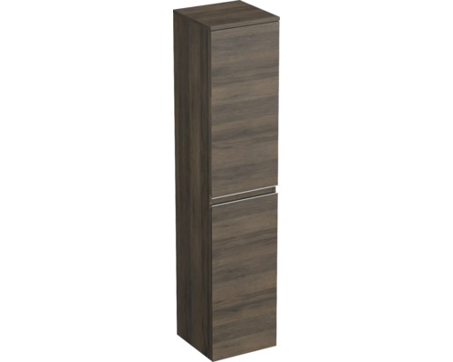 Hochschrank Jungborn TRENTA rechts BxHxT 35x161.8x35 cm gladstone eiche tabak - Griff silber