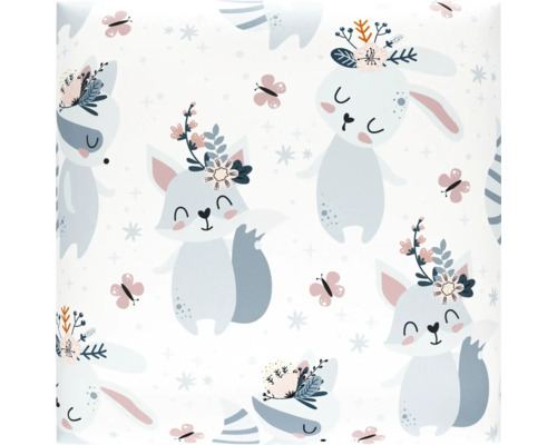 Papier peint avec motif animalier pour chambre d''enfant