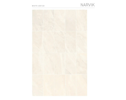 Carrelage Narvik, 60x120 cm, pour murs et sols