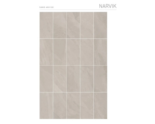 Motif de carreaux Narvik Sand 40x120