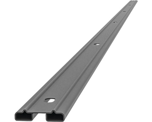 Profilleiste Multi 203 cm anthrazit Profilschiene mit Löchern