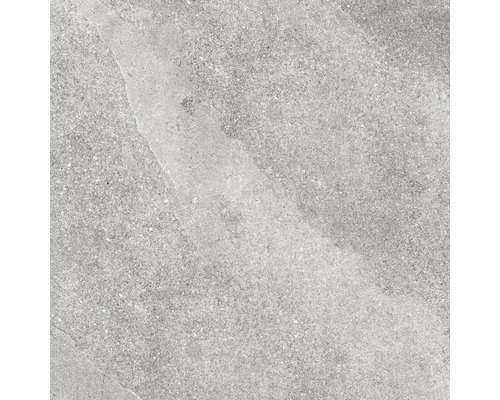 FLAIRSTONE Feinsteinzeug Terrassenplatte City Wave grey rektifizierte Kante 60 x 60 x 2 cm Graue Bodenfliese mit Steinoptik