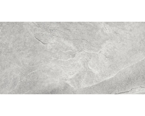 Carreau en grès cérame gris avec surface mate