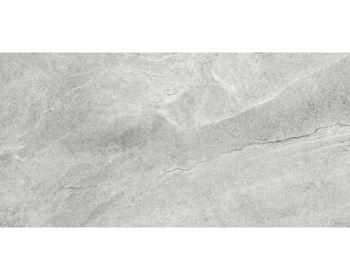 Carreau en grès cérame gris avec surface mate