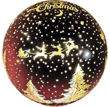 Boule de Noël décorative avec motif de Noël