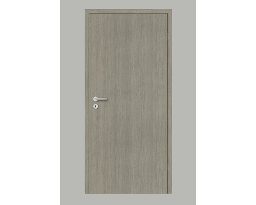 Pertura Zimmertür Yori CPL Masera Hellgrau aufrecht 73,5x198,5 cm Rechts Zimmertür mit Drückergarnitur