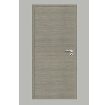 Porte intérieure grise avec poignée de porte