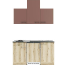 Küchenzeile mit Hängeschränken und Unterschränken