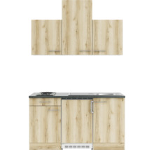 Küchenzeile mit Ober- und Unterschränken