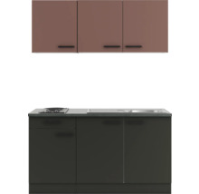 Komplette Küchenzeile mit Ober- und Unterschränken