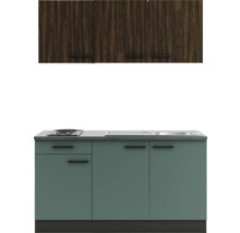 Cuisine équipée avec éléments bas et éléments hauts