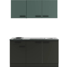 Cuisine avec éléments hauts et cuisinière