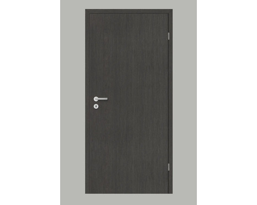 Pertura Zimmertür Yori CPL Masera Grau aufrecht 86x198,5 cm Rechts Zimmertür aus Holz mit Türdrücker