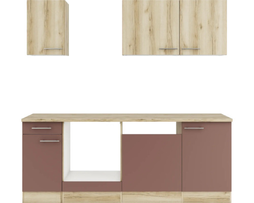 Cuisine équipée avec éléments hauts et bas