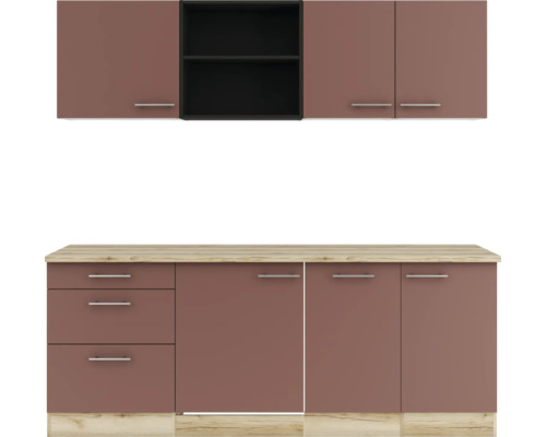 Ensemble de meubles de cuisine avec éléments hauts et bas