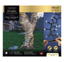 Guirlande lumineuse avec 200 LED, longueur 5 mètres, pour décorer un arbre dans le jardin d''une maison