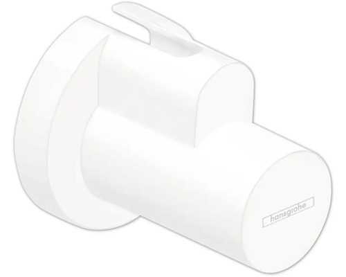 Cache simple pour robinet d'équerre hansgrohe Flowstar blanc mat 13950700