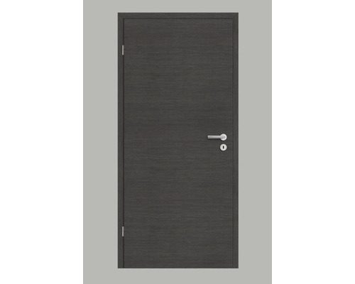 Porte d'intérieur Pertura Yori CPL gris Masera transversal 73,5x198,5 cm gauche Porte intérieure avec garniture de poignée