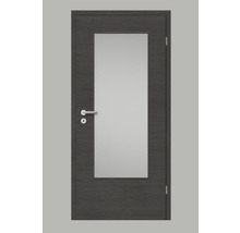 Zimmertür mit Glaseinsatz und Türgriff